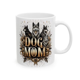 Paw-some Dog Mom 11oz Coffee Mug: Perfect Gift for the Dog-Loving Lady in Your Life!