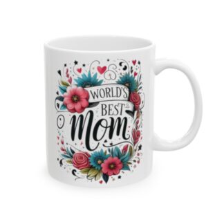 World's Best Mom Blooms 11oz Coffee Mug