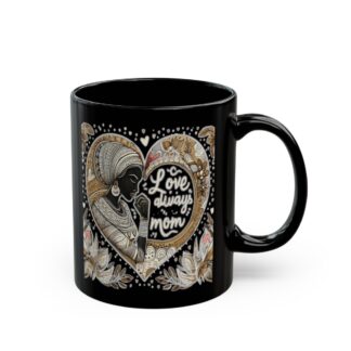 Heartfelt Tribute: Love Heart Mom 11oz Coffee Mug