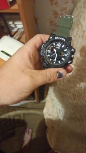 Conquest Men’s Quartz Dual Display Water Resistant Fashion Sports Watch photo review